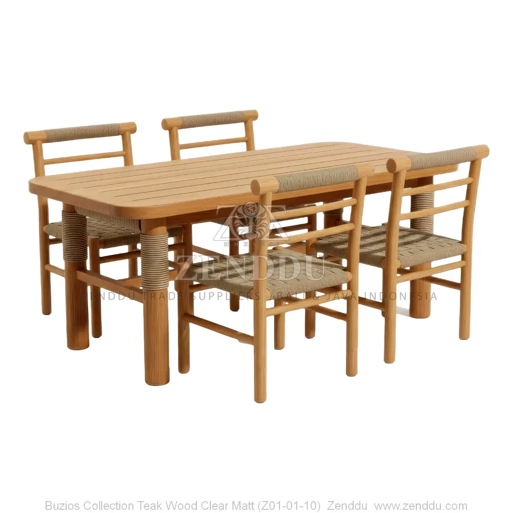 Buzios Collection Teak Wood Clear Matt (Z01-01-10).webp