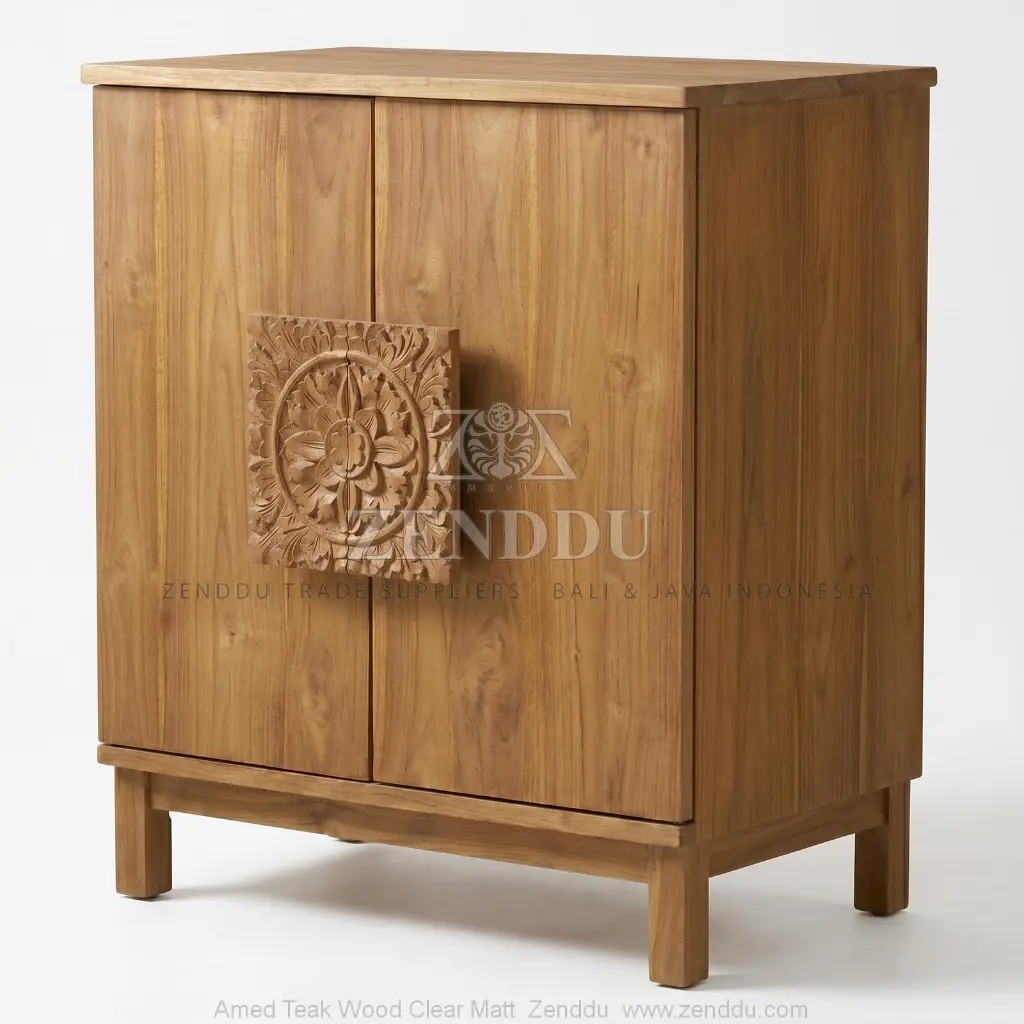 Amed Teak Wood Clear Matt.webp