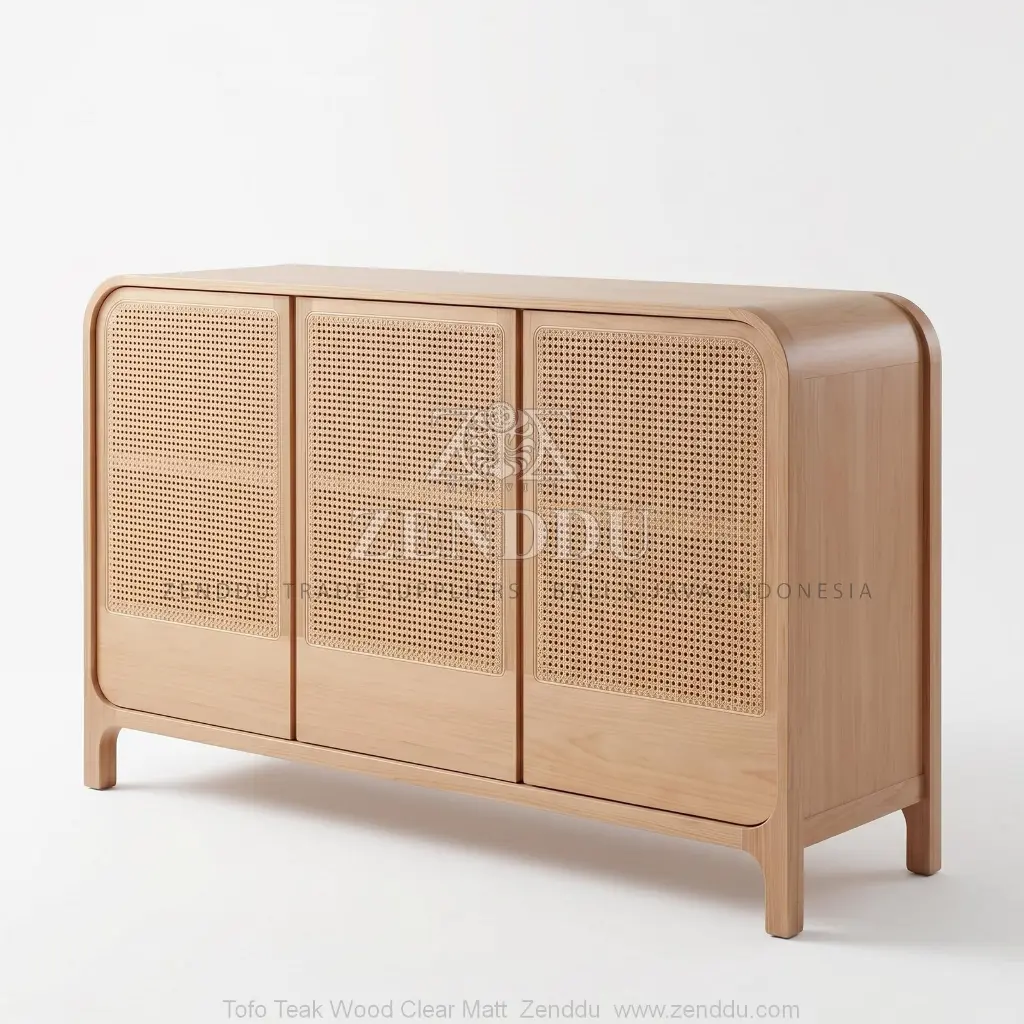 Tofo Teak Wood Clear Matt.webp